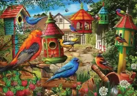 Quebra-cabeça Houses for birds