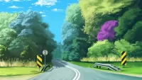 パズル The road in the woods
