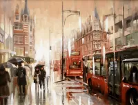 パズル Rain in London