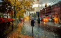Quebra-cabeça Rainy Petersburg