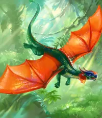 Puzzle jungle dragon