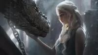 Quebra-cabeça The dragon and the blonde