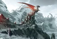 Quebra-cabeça Dragon on ruins