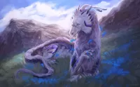 Puzzle The dragon in the mountains