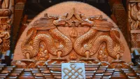 Rätsel Dragons on the pagoda