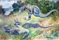 Пазл Дриптозавры