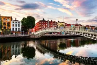 Quebra-cabeça Dublin. Ireland