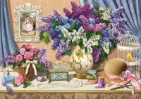 Jigsaw Puzzle Two bouquets