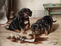 Jigsaw Puzzle Two puppies