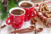 Слагалица Two cups of cocoa