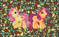 パズル Two ponies