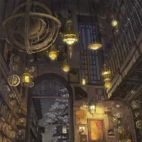 パズル Library door