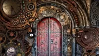 Jigsaw Puzzle The door of time