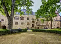 Bulmaca Courtyard of Alzey Castle
