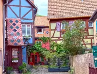 Yapboz Turkheim'da bir avlu