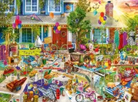 Jigsaw Puzzle Yard sale