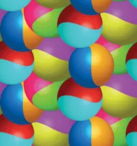 Bulmaca Bicolor balloons