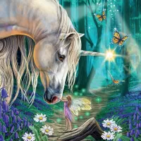 Slagalica Unicorn and fairy