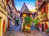 Quebra-cabeça Eguisheim, France