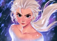 Jigsaw Puzzle Angry Elsa