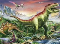 Jigsaw Puzzle Age of dinosaurs