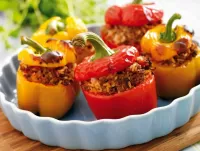 Jigsaw Puzzle Stuffed peppers