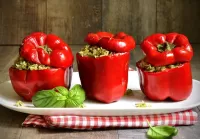 Jigsaw Puzzle Stuffed peppers