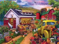 Jigsaw Puzzle Farm shop
