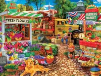 Jigsaw Puzzle Farmer's market