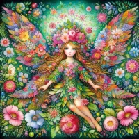 Jigsaw Puzzle Fairy of Flowers