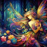 Rompecabezas Fairy of Flowers