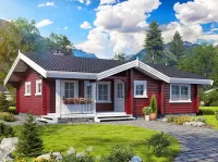 Bulmaca Finnish house