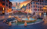 Jigsaw Puzzle Fountain in Rome