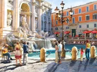 Quebra-cabeça The Trevi Fountain