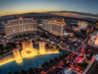 Rätsel Fountain in Las Vegas