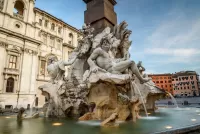 Quebra-cabeça Fontana dei Quattro Fiumi