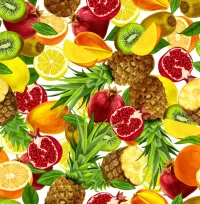 Jigsaw Puzzle Fruits