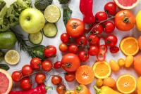 Jigsaw Puzzle Fruits and vegetables