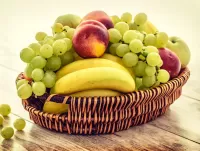 Zagadka Fruit and grapes