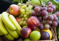 Rompecabezas Fruits and grapes
