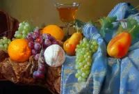 Rompecabezas Fruit and grapes
