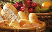 Jigsaw Puzzle Fruit and pastries