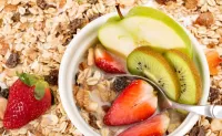 Rompecabezas Fruit with oatmeal