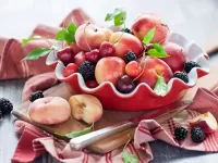 Jigsaw Puzzle Fruits in a bowl