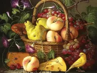 Jigsaw Puzzle Fruits in the basket
