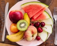 Jigsaw Puzzle Fruit plate