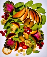 Rompecabezas Fruit collage