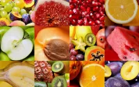 Puzzle Fruit collage