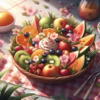 Пазл Фруктово - ягодный десерт