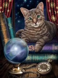 パズル Fortune teller cat